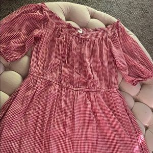 Old Navy XXL Gingham off the shoulder dress